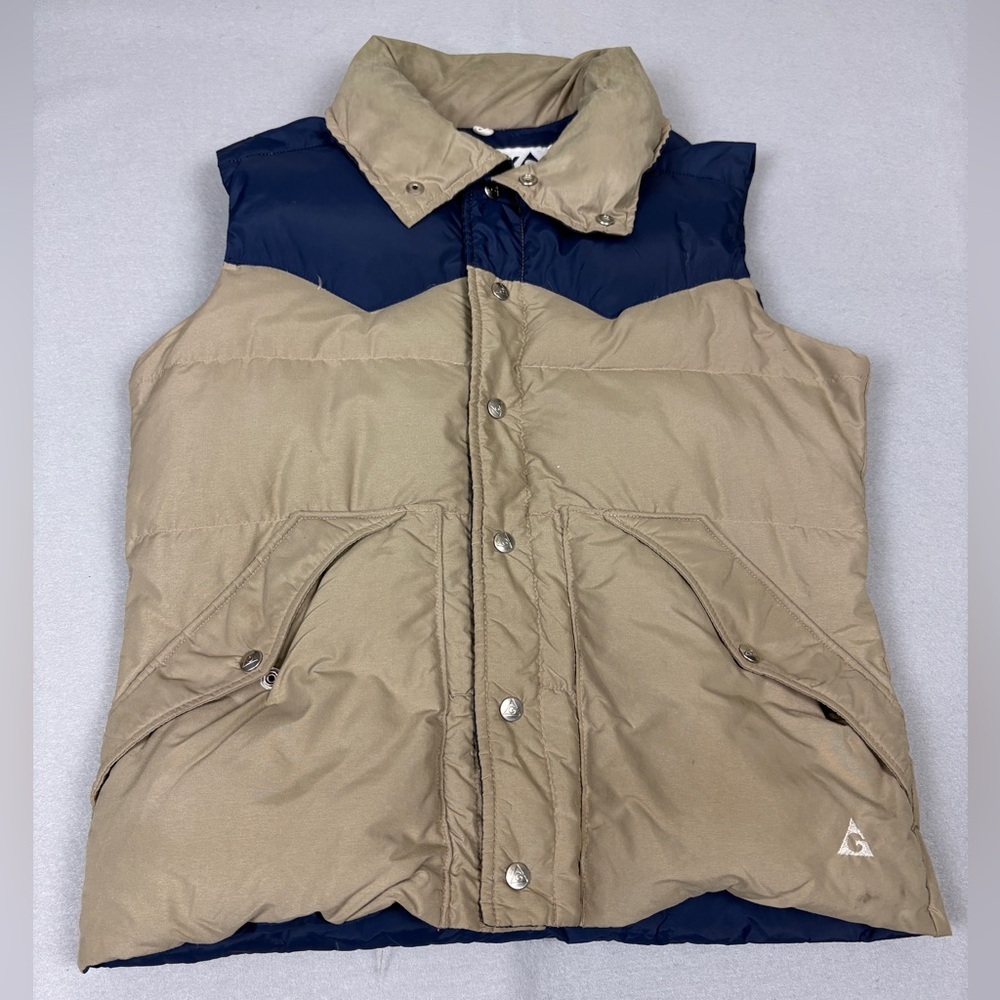 Gerry Weber Beige and Navy Puffer Vest